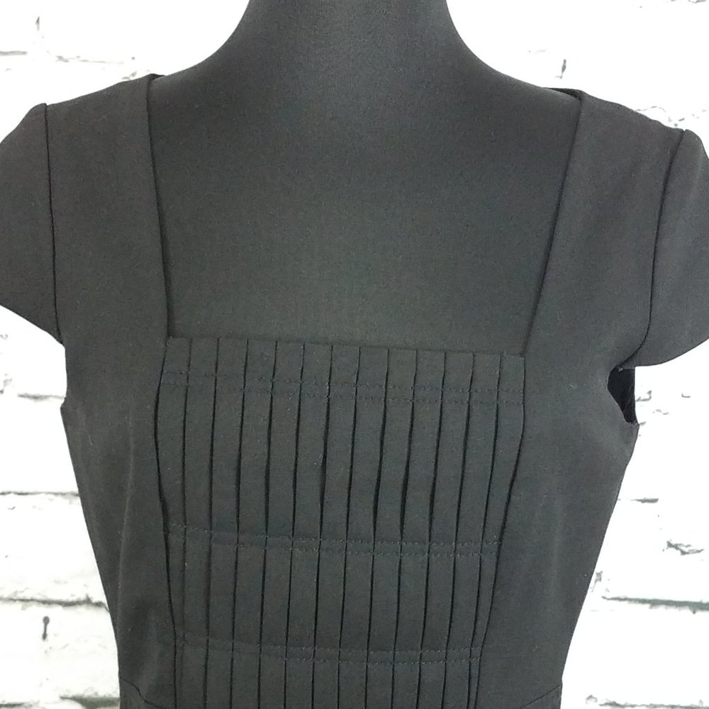 Black Apron Style Dress